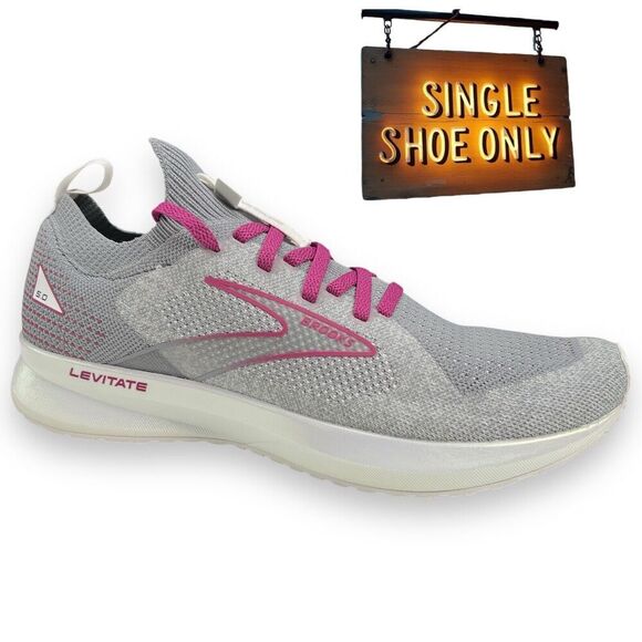 AMPUTEE SINGLE RIGHT SHOE Brooks Levitate 5 Womens Size 10 REPLACEMENT NEW! - Picture 1 of 8